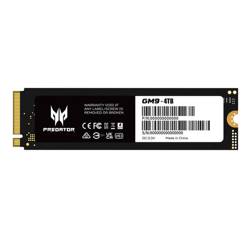 宏碁掠夺者GM7 4TB固态硬盘GM9 4T NVME PCIe4.0 m.2视频剪辑存储