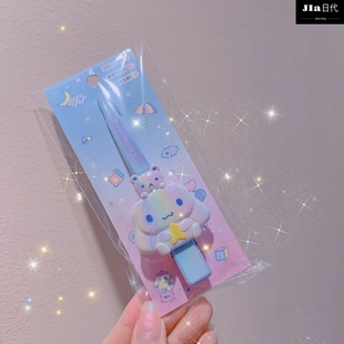 现货日本Sanrio三丽鸥长发夹发卡玉桂狗美乐蒂酷洛米可爱卡通少女