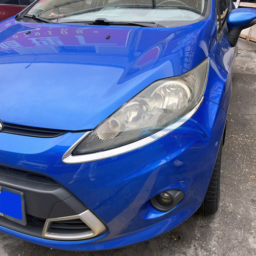 嘉年华电镀改装大灯眉装饰条加装