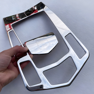 中控档把亮面金属贴片 srx烟灰缸贴 适用于凯迪拉克SRX排挡装 饰框