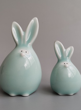 可爱风龙猫情侣卡通婚礼祝福摆件