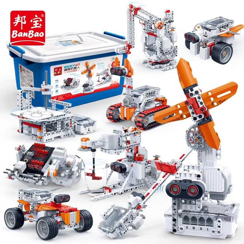 邦宝编程机器人中小学生益智玩具