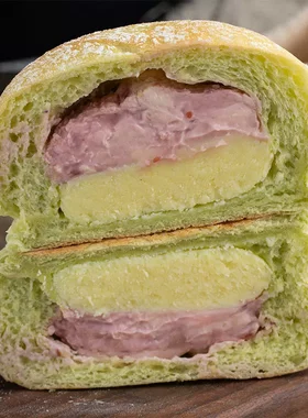 麦点时光树莓奶酪软欧包奶酥抹茶全麦面包夹心代餐饱腹