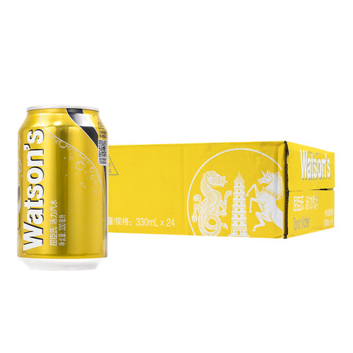 Watsons屈臣氏汤力水整箱330ml