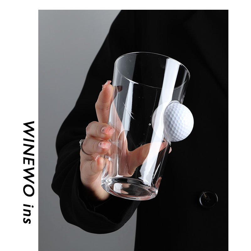 中古美式vintage高尔夫球啤酒杯