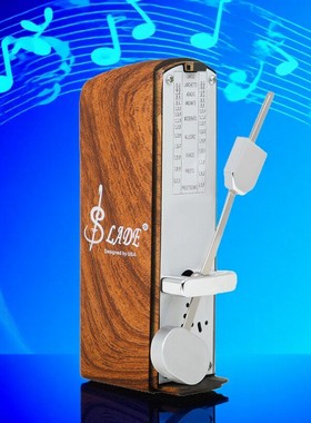 SLADE节拍器迷你操作简单声音清脆响亮简约随身练习便携式原木色