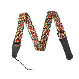 三维立体GS 02吉他背带电木通用加宽涤纶印花PVC袋长短可调节耐磨