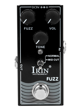 优质IRIN爱润RF-11法兹FUZZ单块效果器防锈不褪色小巧迷你便携