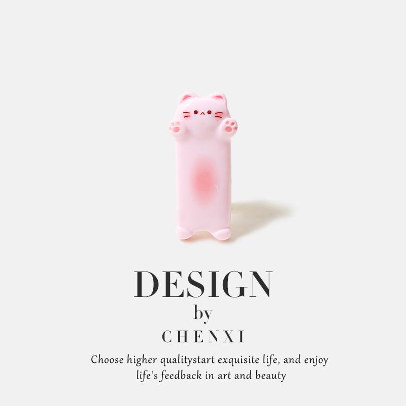 原创设计发卡树脂甜美猫咪发饰