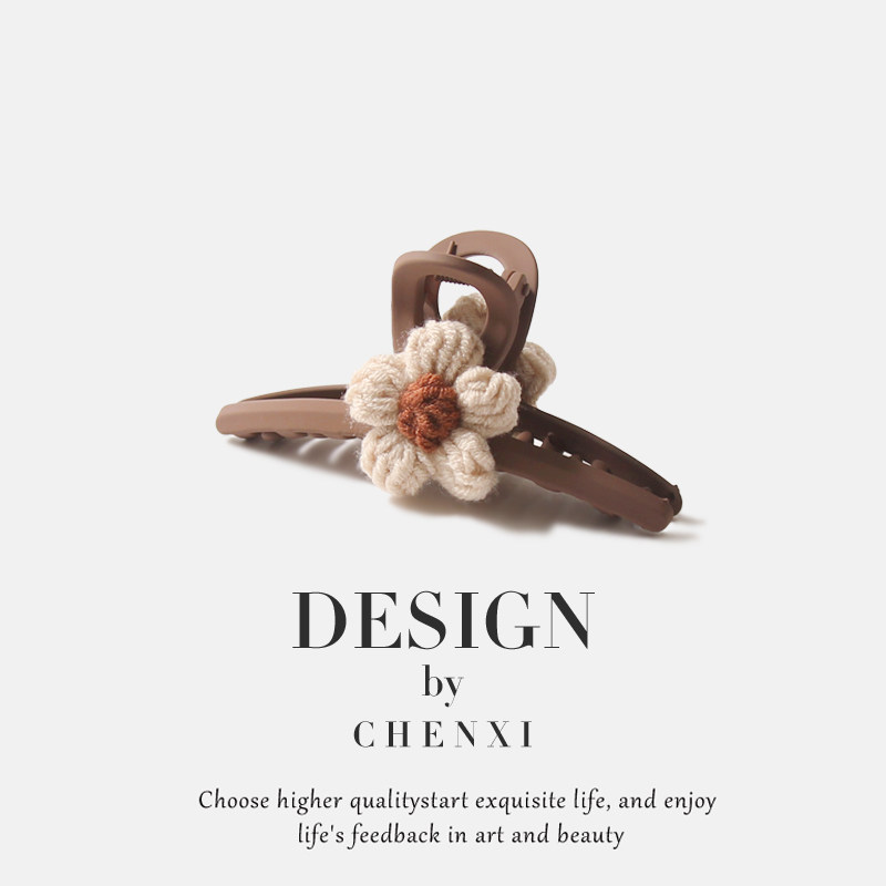 其他抓夹其他甜美气质发夹毛线