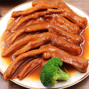 鲍汁扣鹅掌速冻食品酒店食材餐饮宴会商用冷冻半成品加热即食10个