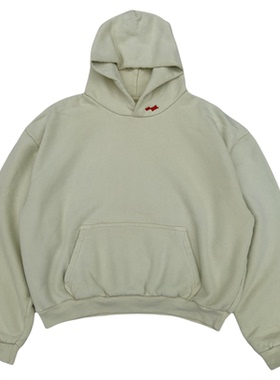 【国内现货】Skylrk 新款美式复古重磅纯色基础连帽卫衣 比伯同款