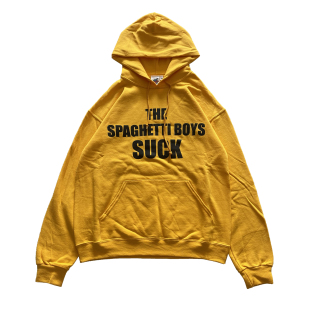 【国内现货】Spaghetti Boys Suck Hooded 经典标语休闲连帽卫衣