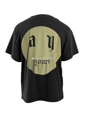 【国内现货】Askyurself Vintage inside out 水洗做旧印花短袖