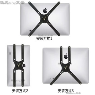 14-27寸通用液晶电脑显示器无孔支架 无螺丝VESA专用扩展器配件