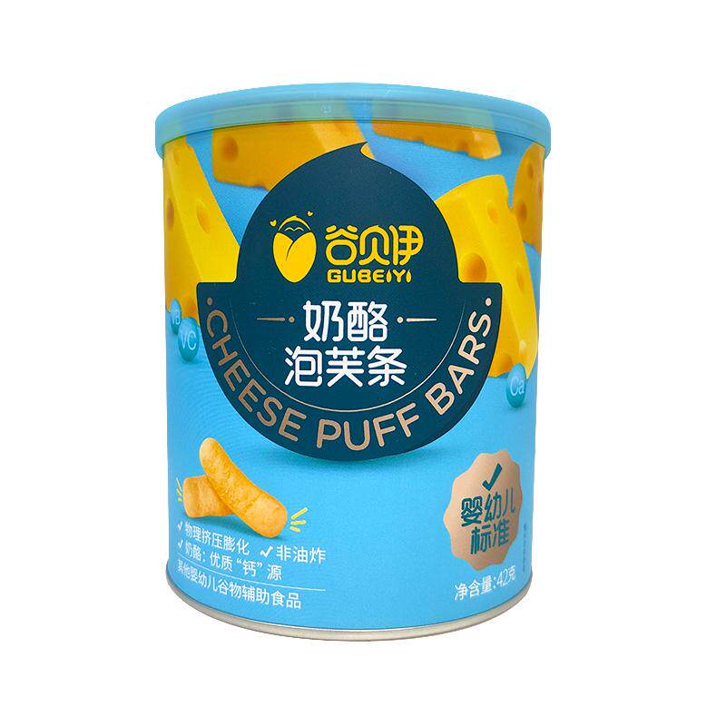 谷贝伊宝宝零食奶酪泡芙条鳕鱼混合蔬菜泡芙球婴幼儿磨牙棒溶豆