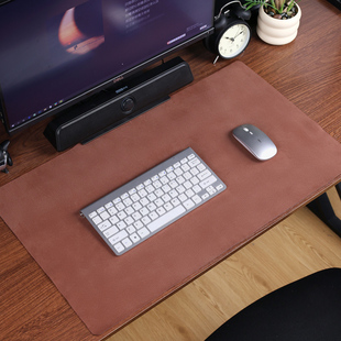 头层牛皮桌垫真皮超大鼠标垫桌面皮垫可定制办公桌垫书桌垫电脑垫