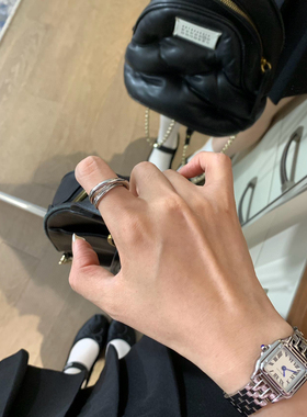 赵露思同款缠绕开口戒指百搭s49191