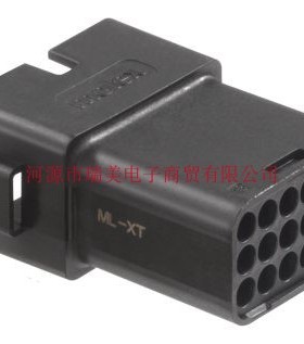 Molex莫仕ML-XT汽车连接器3行18路电缆安装黑色母外壳93444-7111