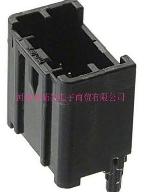 Molex莫仕Mini50连接器4路通孔黑色公PCB管座34792-8040