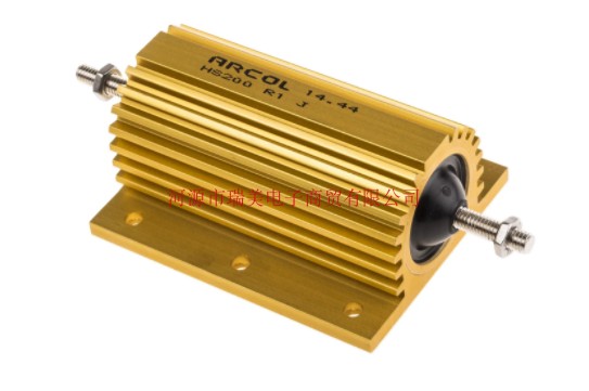 Arcol铝壳电阻1Ω电阻值200W额定功率±5%容差HS200 1R J