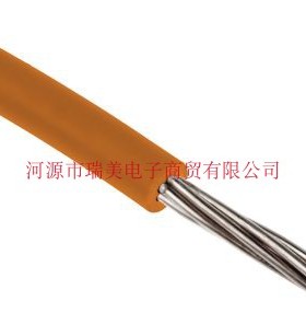 瑞美电子UL1007线型电线24AWG线规300V橙色100M长874-0438
