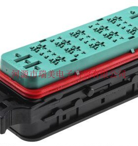 Molex莫仕SRC汽车连接器12行66路面板安装黑色母85084-0700