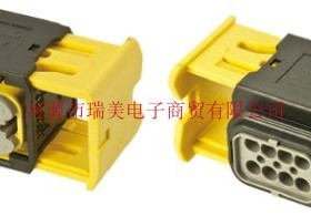 TE泰科HDSCS汽车连接器2排8路MCP 1.5K黑色母2-1418479-1