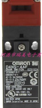 Omron欧姆龙安全互锁开关Plastic外壳1NC/1NO配置D4NS-4AF