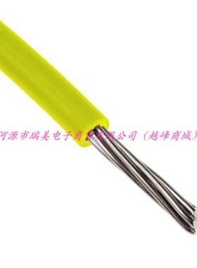 瑞美UL11028线型600V内部电线24AWG黄色100M长872-4518