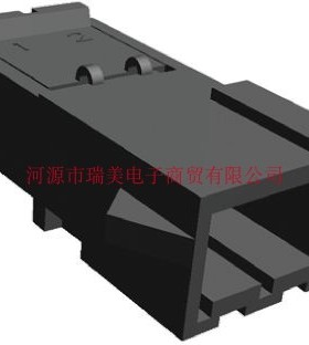 TE泰科Timer汽车连接器2路电缆安装天然色公外壳365057-1