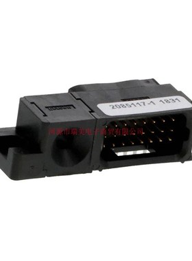 TE泰科FLATPAQ Elcon背板连接器镀金3排24路直角接头2085117-1