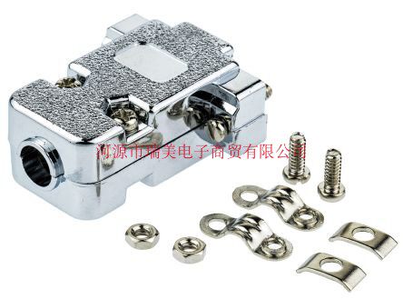 MH连接器D-sub后壳9芯外壳E尺寸直向定位MHCCOV-9SC-MP