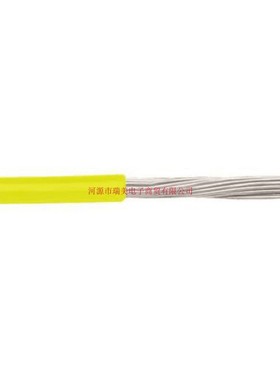 Alpha电线EcoWire黄色18AWG600V单芯UL11028长30米6715 YL005