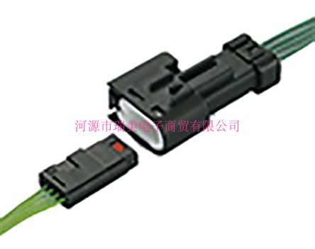 JST汽车连接器SAC压接端接4路黑色公SACWSB-04-K