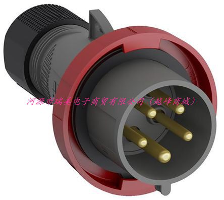 ABB连接器3PN+E工业电源16A插头2CMA101089R1000-416EP6W