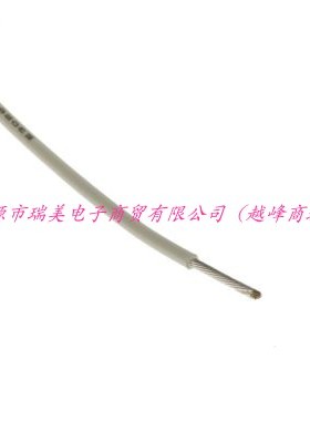 瑞美内部连线电线UL1213线型22AWG白色600V线单芯100M长813-3518
