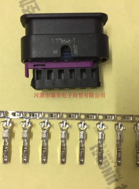 TE泰科电子MCON 1.2汽车连接器4MM节距1排6路1-1718646-1现货5PCS