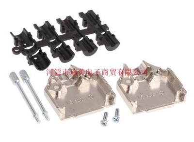 MH连接器D-sub后壳15芯外壳A尺寸直向定位MHDTZK15-RA-K