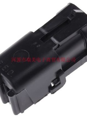 Delphi德尔福Weather-Pack电缆安装连接器2行4路黑色公12015024