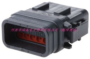 Deutsch德驰DTM汽车连接器2行12路黑色公DTM0612SB E007