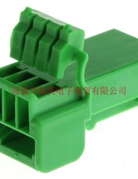 JAE连接器IL-AG5电缆安装绿色母插座1排4路IL-AG5-4S-S3C1