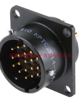 ITT连接器19路面板安装公插芯插头14外壳尺寸KPTC2E14-19PFMA