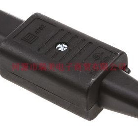 Schurter电缆安装C13 IEC插头螺钉拧紧母座4782.0000