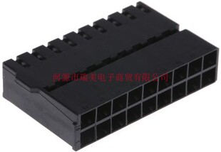 TE泰科电子AMP MCP 1.5K连接器2行18路电缆安装母插片1718489-1