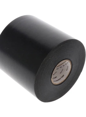 3M聚氯乙烯Scotchrap高粘性胶带101.6mm黑色50-UNPRINTED-4X100FT