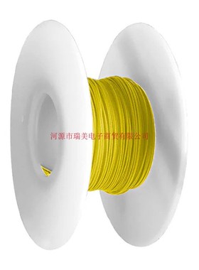 Jonard Tools铜镀银UL1422电线105°C黄色24AWG长30.5米R24Y-0100