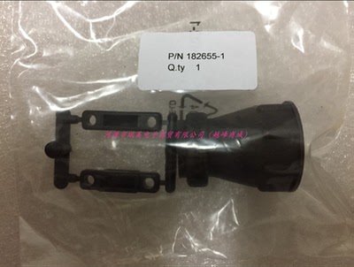 TE泰科汽车连接器黑色电缆夹11.51MM捆束直径182655-1