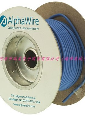 Alpha Wire内部连线电线10AWG蓝色UL11028线型30M长6719 BL005