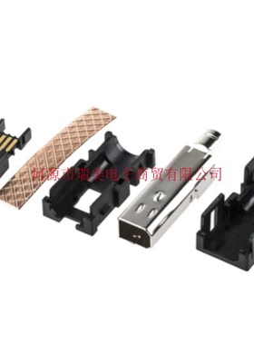 TE泰科电子板对板连接器8路电缆安装Mini I/O模块化插头2013595-1